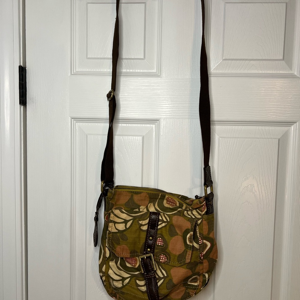 Brown Leather Ladies Bag and Watch Fossil - Picture 5 of 7